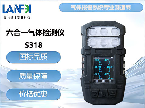 S318便携式六合一气体检测仪